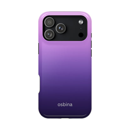 osbina | MagSafe compatible for iPhone | The Violet Haze Phone Case | Color Edit Collection