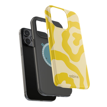 osbina | MagSafe compatible for iPhone | The Mustard Muse Phone Case | Color Edit Collection