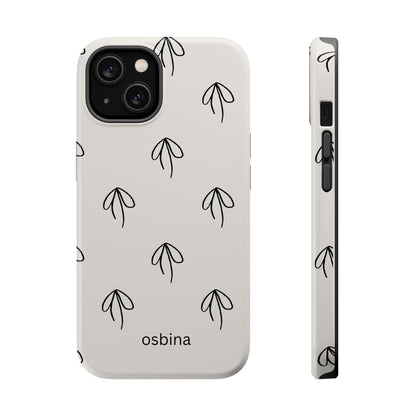 osbina | MagSafe compatible for iPhone | Linéa Flora Minimalistic Flower Phone Case | Modern Muse Collection