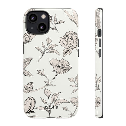 osbina | Silhouette Bloom Phone Case | Modern Muse Collection
