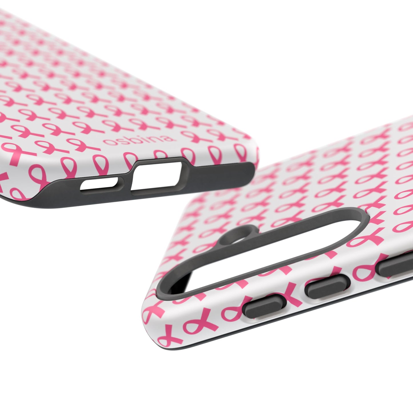 osbina | Limited Edition The Side by Side Pink Ribbon Case in Light Pink + Soft Pink + Hot Pink | The Pink October Collection | Inspired By