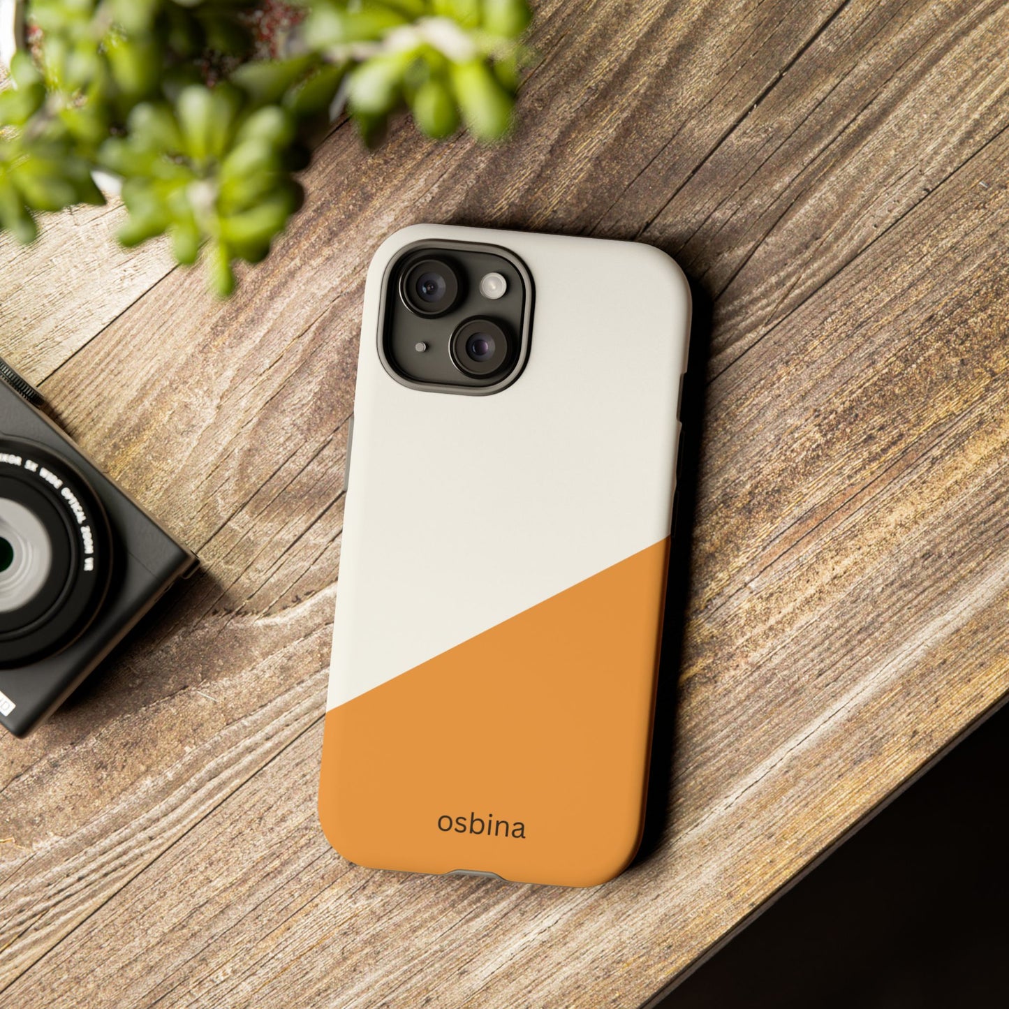 osbina | Divide & Conquer — The Orange + White Split Diagonal Case | The Season Collective