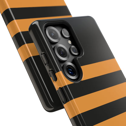 osbina | The Horizon Stripe Case in Black + Orange | The Season Collective