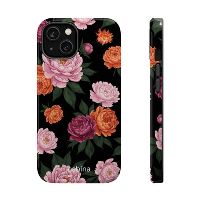 osbina | MagSafe for iPhone | The Peony Noir Designer Case