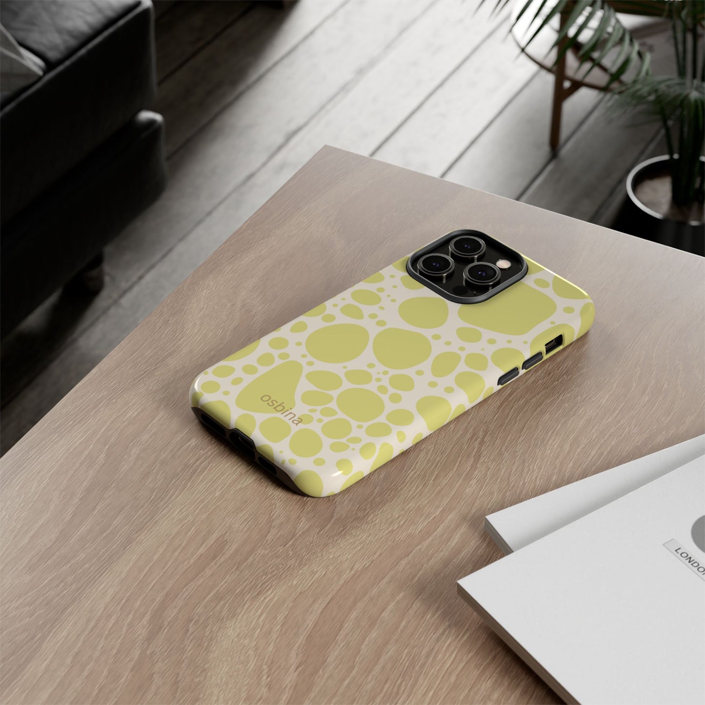 osbina | The Chartreuse Mirage Phone Case | Color Edit Collection