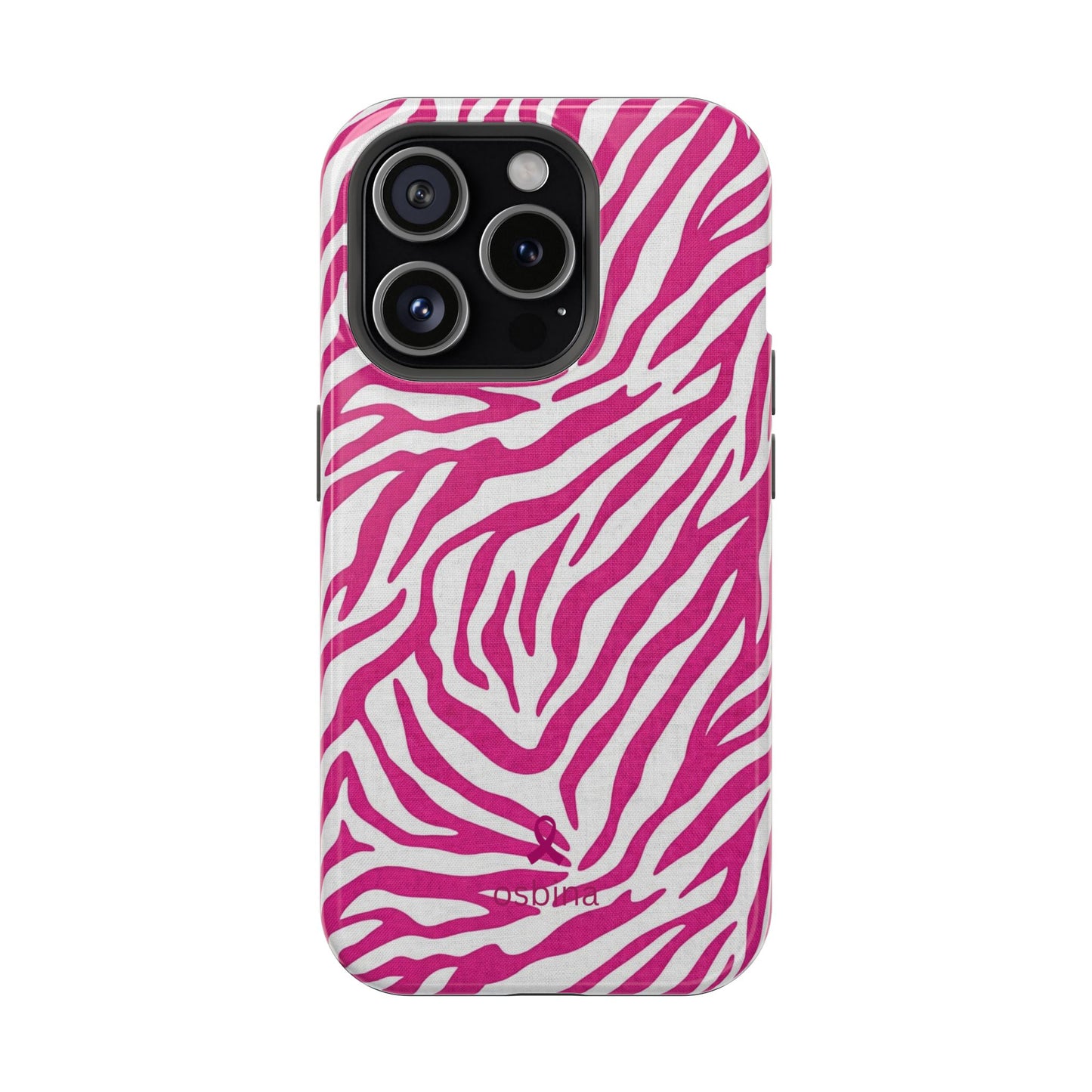 YAYOU MagSafe for iPhone | The Pink Zebra Designer Case | osbina