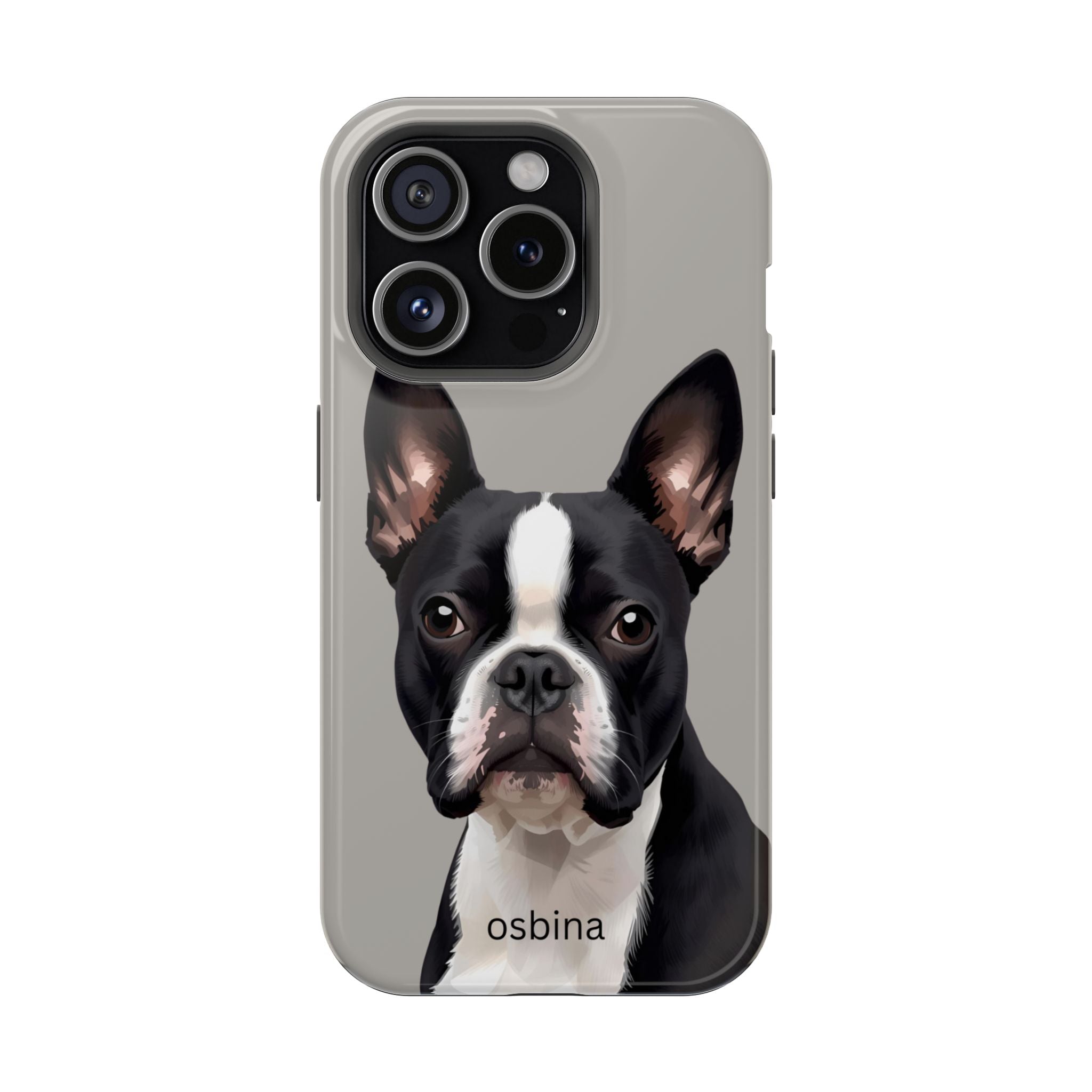 osbina | MagSafe for iPhone | The Boston Terrier Designer Case