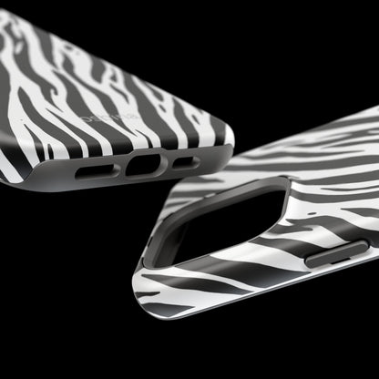 osbina | MagSafe Compatible for iPhone | The Bengal Bold Stripe Case in White + Black | The Season Collective