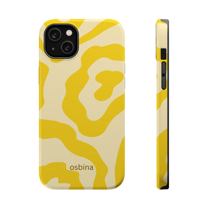 osbina | MagSafe compatible for iPhone | The Mustard Muse Phone Case | Color Edit Collection