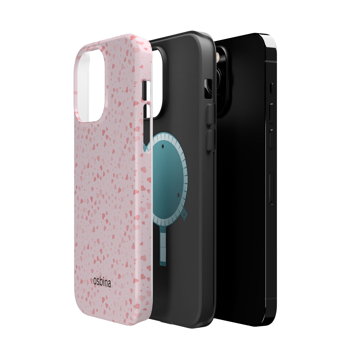 osbina | MagSafe compatible for iPhone | Pure Affection Sweethearts  Phone Case | Modern Muse Collection