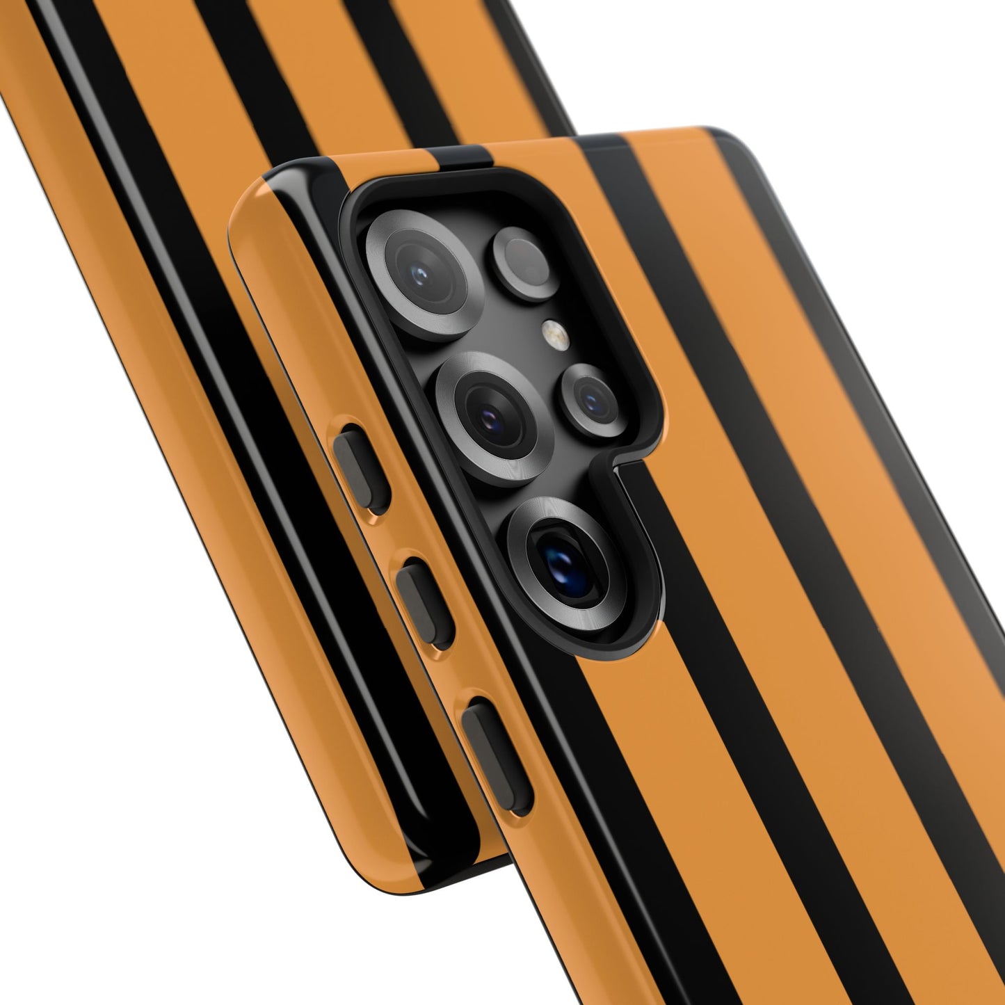 osbina | The Statement Stripe Case in Black + Orange | The Season Collective