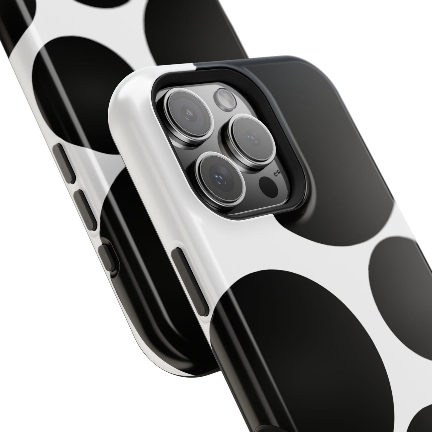 osbina | MagSafe compatible for iPhone | The Noir Bubbles Phone Case | Modern Muse Collection