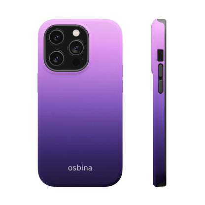 osbina | MagSafe compatible for iPhone | The Violet Haze Phone Case | Color Edit Collection