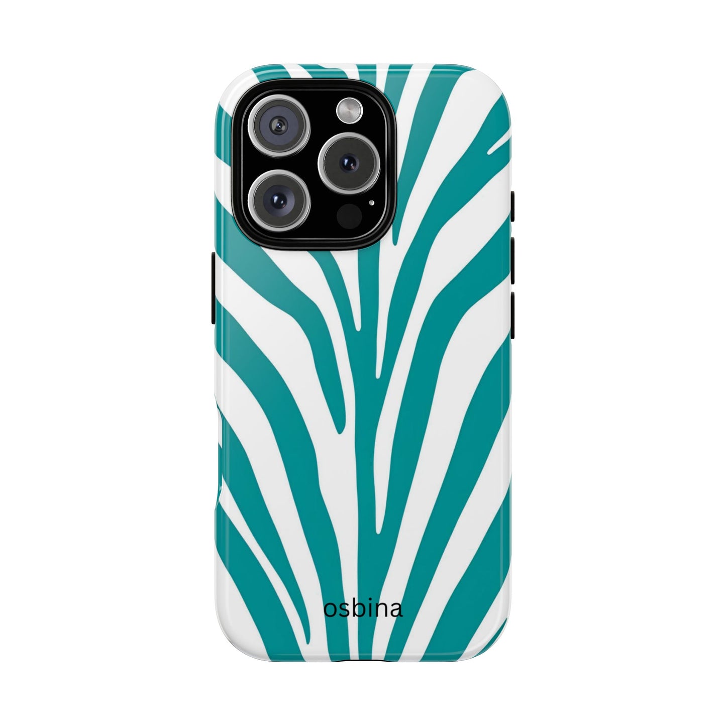 osbina | The Teal Zebra Designer Case