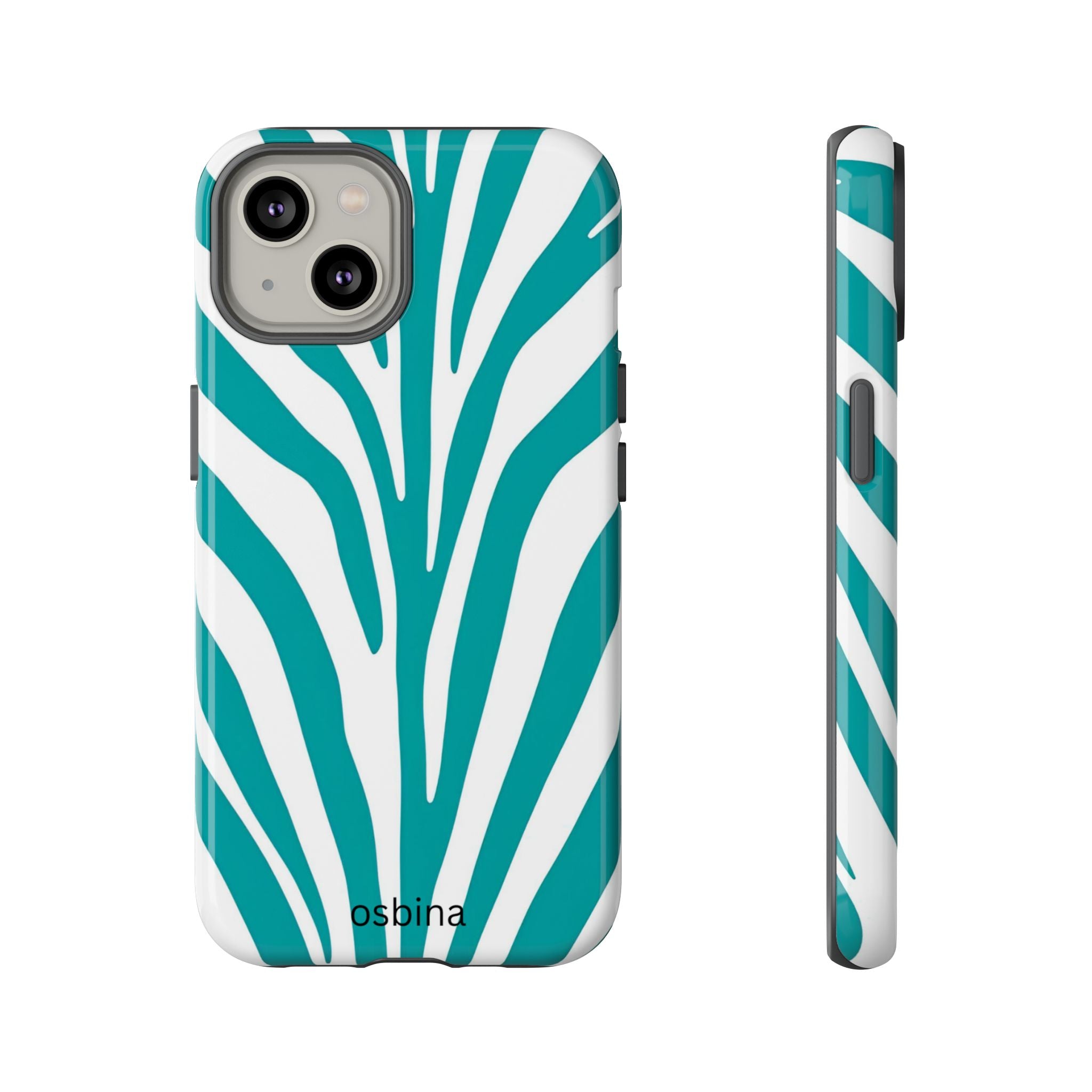 osbina | The Teal Zebra Designer Case