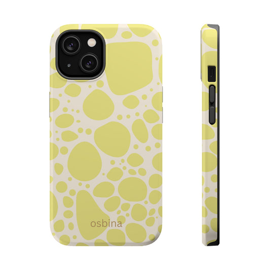 osbina | MagSafe compatible for iPhone | The Chartreuse Mirage Phone Case | Color Edit Collection
