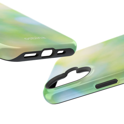osbina | MagSafe compatible for iPhone | The Veridian Orbs Phone Case | Color Edit Collection