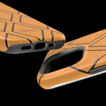 osbina | MagSafe Compatible for iPhone | Diamonds Are Your Phone’s Best Friend — The Orange + Black Diamond Case | The Season Collective