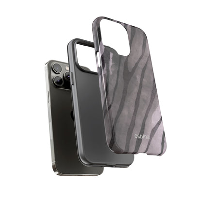 osbina | Stripes on Point — The Muted Gray + Black Tiger Case | The Season Collective