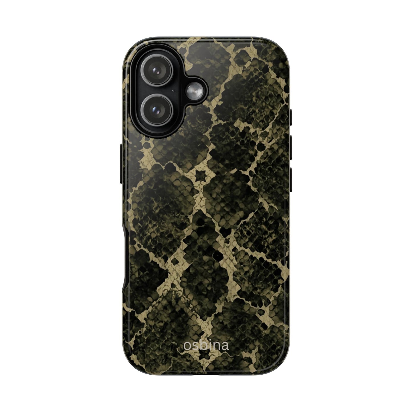 osbina | The Olive Snakeskin Designer Case