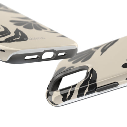 osbina | MagSafe compatible for iPhone | Obsidian Bloom Flower Phone Case | Modern Muse Collection