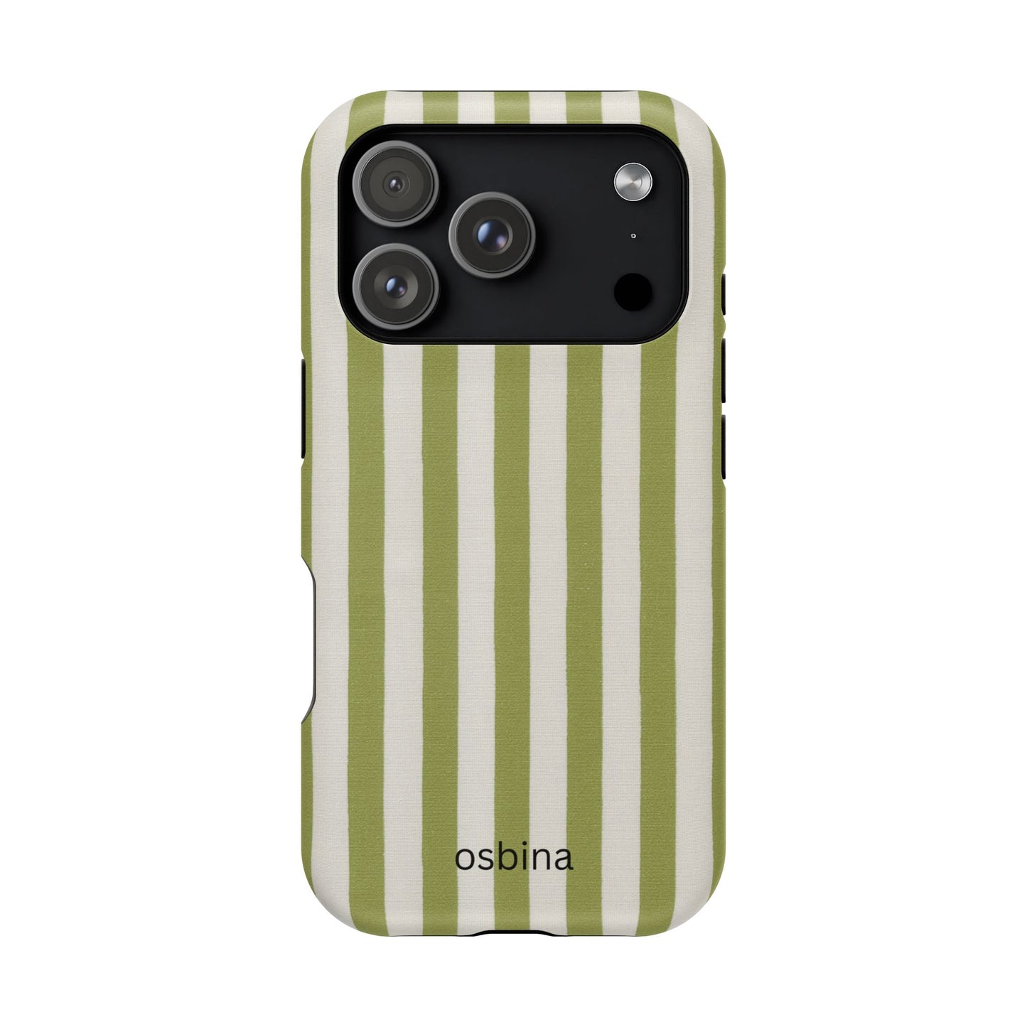 osbina | Verde Stripe, Designer Case