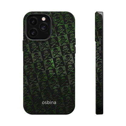 osbina | MagSafe compatible for iPhone | Skull & Crossbones Phone Case | Season Collective Collection