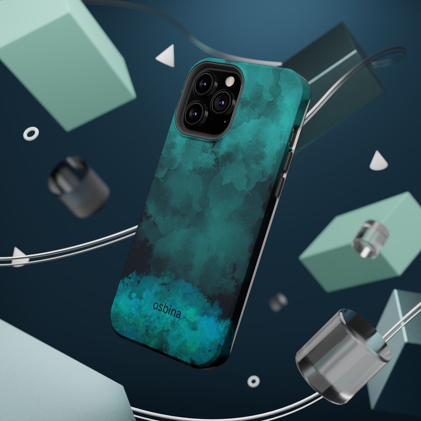 osbina | MagSafe compatible for iPhone | Midnight Aurora Phone Case | Modern Muse Collection