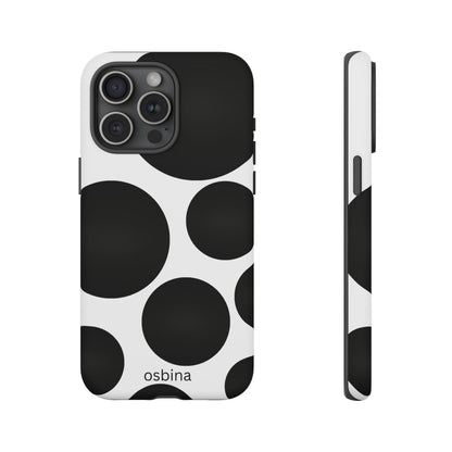 osbina | The Noir Bubbles Phone Case | Modern Muse Collection