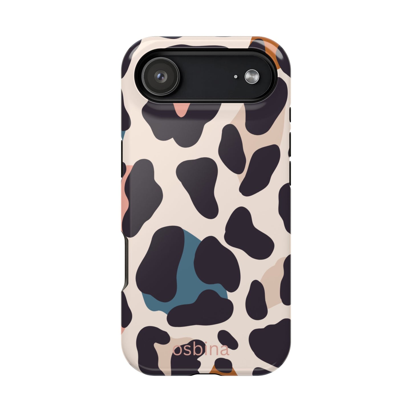 osbina | MagSafe compatible for iPhone | Leopard Luxe Color Pop Leopard Print Phone Case | Modern Muse Collection
