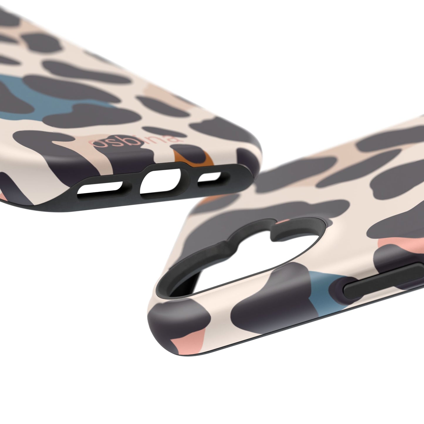 osbina | MagSafe compatible for iPhone | Leopard Luxe Color Pop Leopard Print Phone Case | Modern Muse Collection