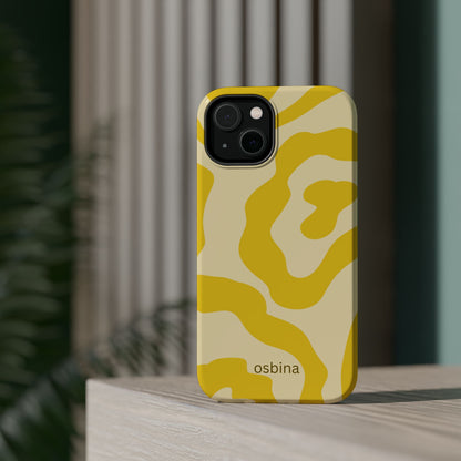 osbina | MagSafe compatible for iPhone | The Mustard Muse Phone Case | Color Edit Collection