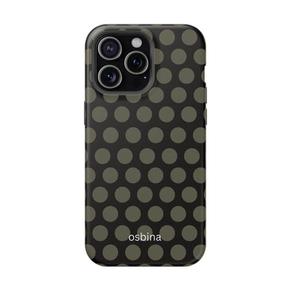 osbina | MagSafe compatible for iPhone | Onyx Chic Phone Case | Modern Muse Collection
