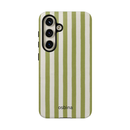 osbina | Verde Stripe Phone Case | Color Edit Collection