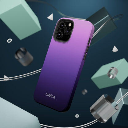 osbina | MagSafe compatible for iPhone | The Violet Haze Phone Case | Color Edit Collection