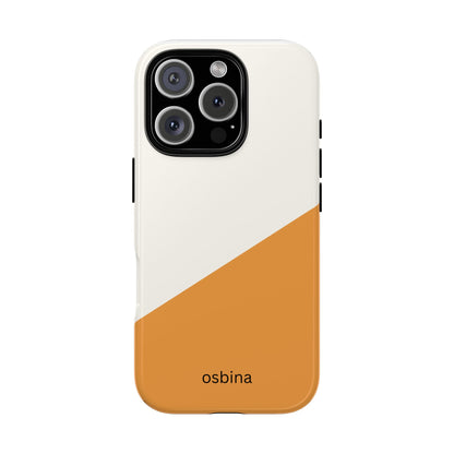 osbina | Divide & Conquer — The Orange + White Split Diagonal Case | The Season Collective