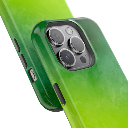 osbina | MagSafe compatible for iPhone | The Verde Glow Phone Case | Color Edit Collection