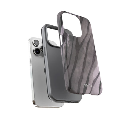 osbina | Stripes on Point — The Muted Gray + Black Tiger Case | The Season Collective