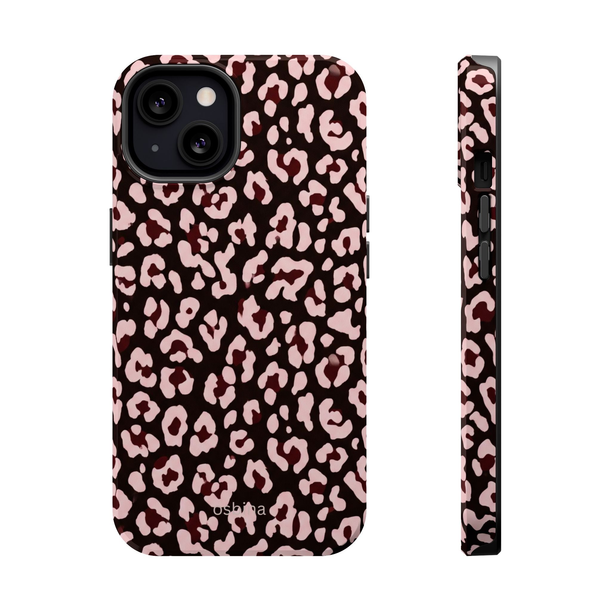 osbina | MagSafe | Chocolate Pink Leopard Designer Case