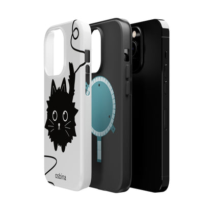 osbina | MagSafe compatible for iPhone | Midnight Couture Cat Phone Case | Season Collective Collection