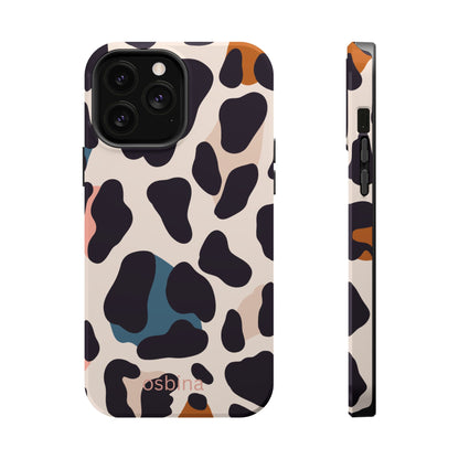 osbina | MagSafe compatible for iPhone | Leopard Luxe Color Pop Leopard Print Phone Case | Modern Muse Collection