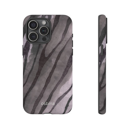 osbina | Stripes on Point — The Muted Gray + Black Tiger Case | The Season Collective