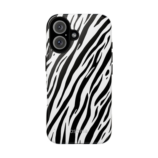 osbina | The Bengal Bold Stripe Case in White + Black | The Season Collective