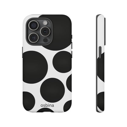 osbina | The Noir Bubbles Phone Case | Modern Muse Collection