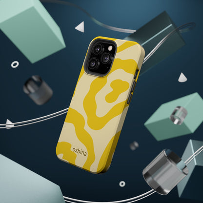 osbina | MagSafe compatible for iPhone | The Mustard Muse Phone Case | Color Edit Collection
