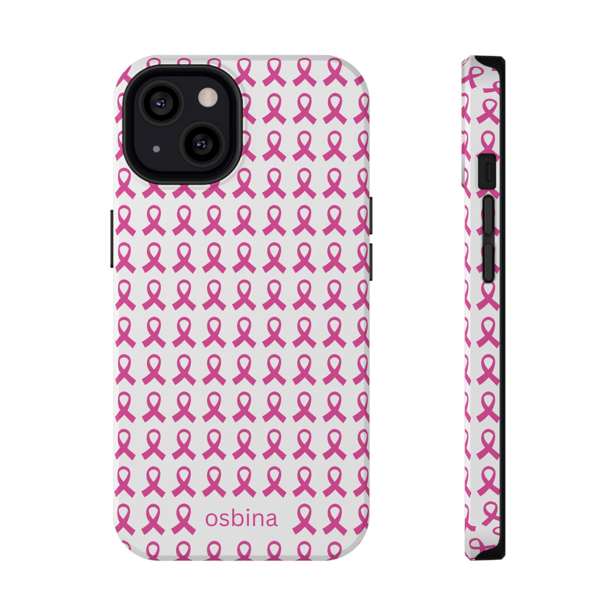 YAYOU Side by Side Pink Ribbon Designer Case | osbina