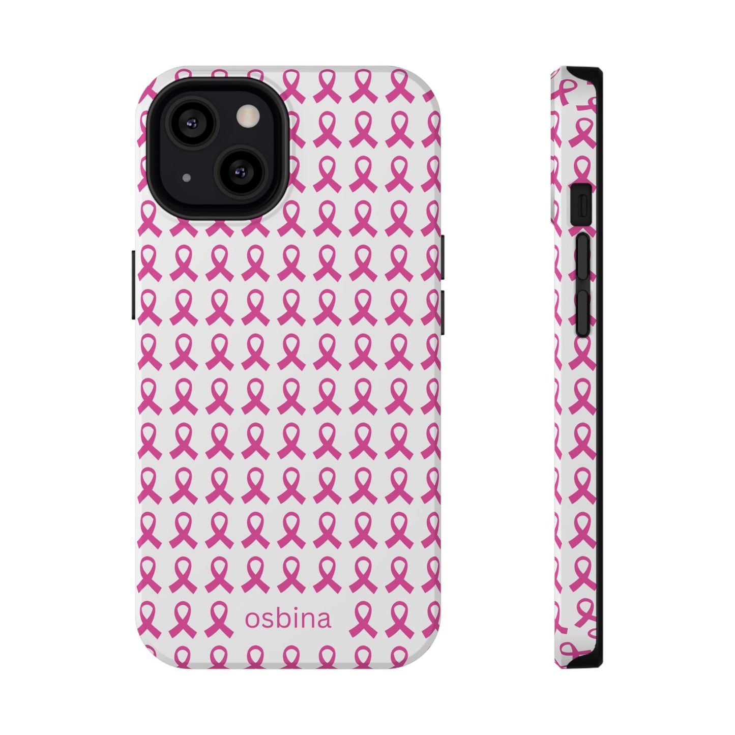 YAYOU Side by Side Pink Ribbon Designer Case | osbina