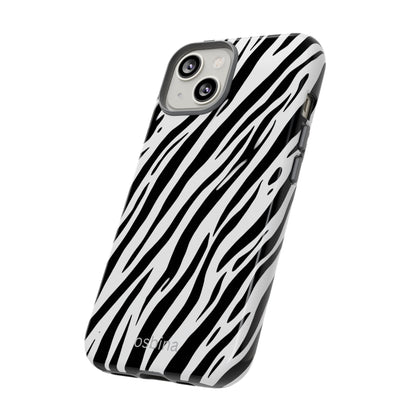 osbina | The Bengal Bold Stripe Case in White + Black | The Season Collective