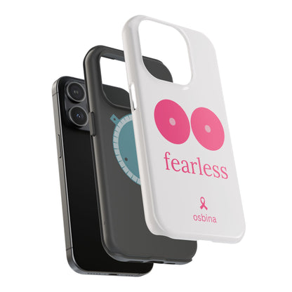 osbina |  MagSafe compatible for iPhone | Limited Edition The Fearless Tatas Case in Light Pink + Soft Pink + Hot Pink | The Pink October Collection | Inspired By