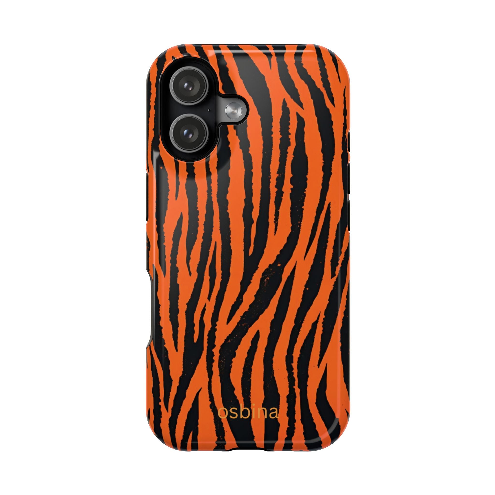 osbina | Tiger, But Make It Chic — The Bengal Stripe Case in Orange + Black | The Season Collective